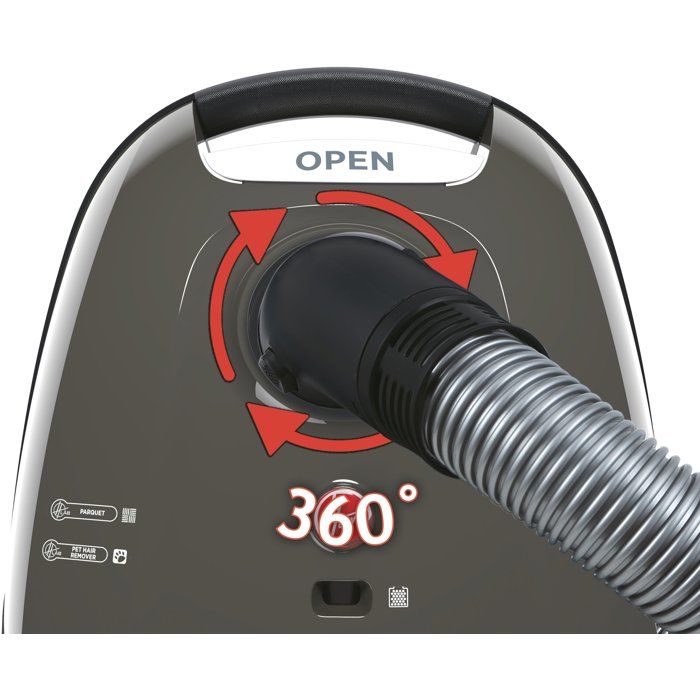 Aspirateur Traineau Hoover Brave BV61PET 700W - Sac 2.3L, Anti-Poils Animaux