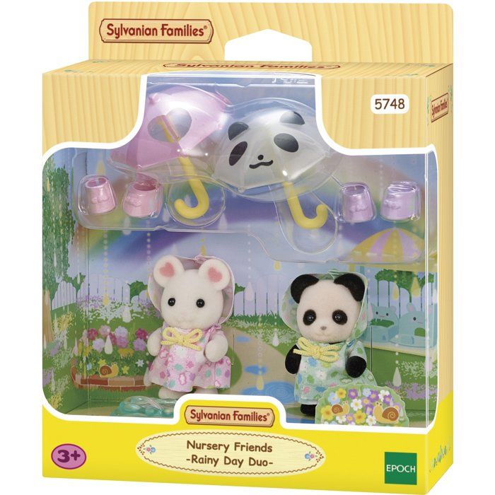 Sylvanian Families - Duo D'Explorateurs Chat Latté - Figurines Articulées Avec Accessoires
