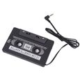 Adaptateur de cassette de voiture CD numérique Lecteur de cassette de radio MP3 noir-3