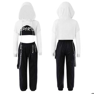 Ensemble Sweat à Capuche Fille/unisexe – Manches Longues, Motifs Imprimés, Pour Printemps Et Noël