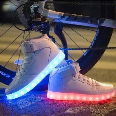 Baskets lumineuses shop femme