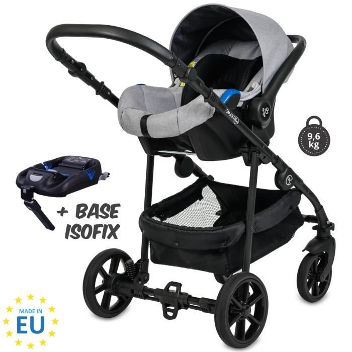 Combine poussette siege auto isofix sale