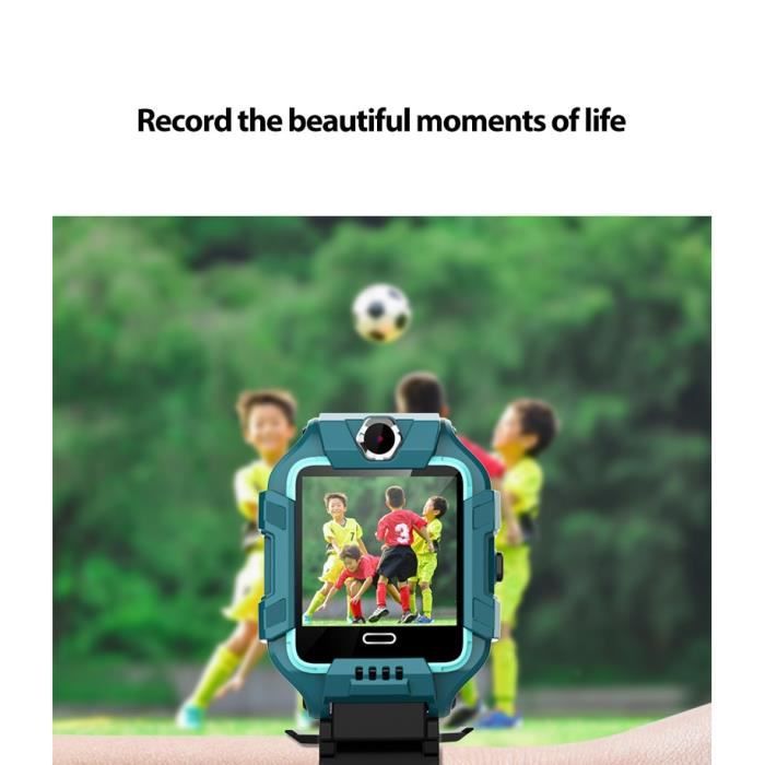 Montre connect e LEMFO Y99 montre intelligente enfants 4G double cam ra GPS 680mAh capacit de la Type Blue Europe Africa