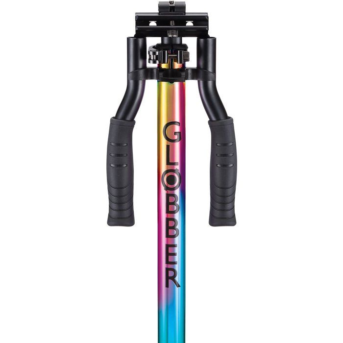 Globber Flow Element Lights - Trottinette Pliable 2 Roues Enfants Dès 5 Ans Et Ados - Néochrome - Roues Lumineuses