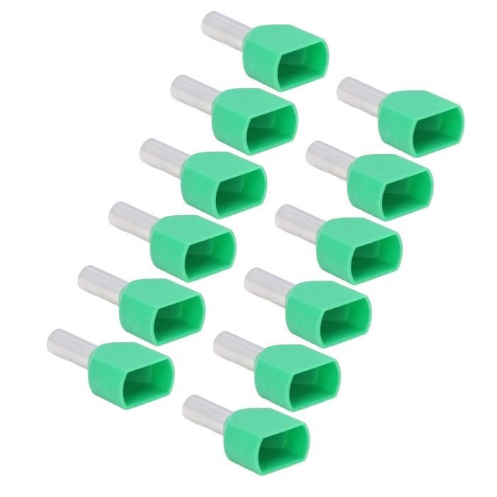 Lot De 1000 Viroles à Sertir Uxcell - Pour Fils AWG 22, Cuivre Isolé, Couleur Blanc - Neuf