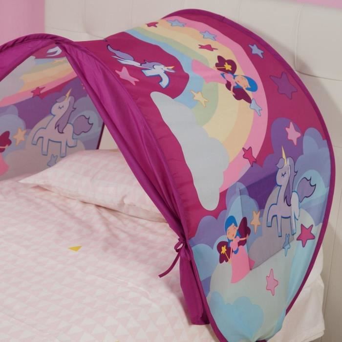 TENTE POP UP POUR LIT ENFANT FAIRY DREAM ROSE Cdiscount Maison