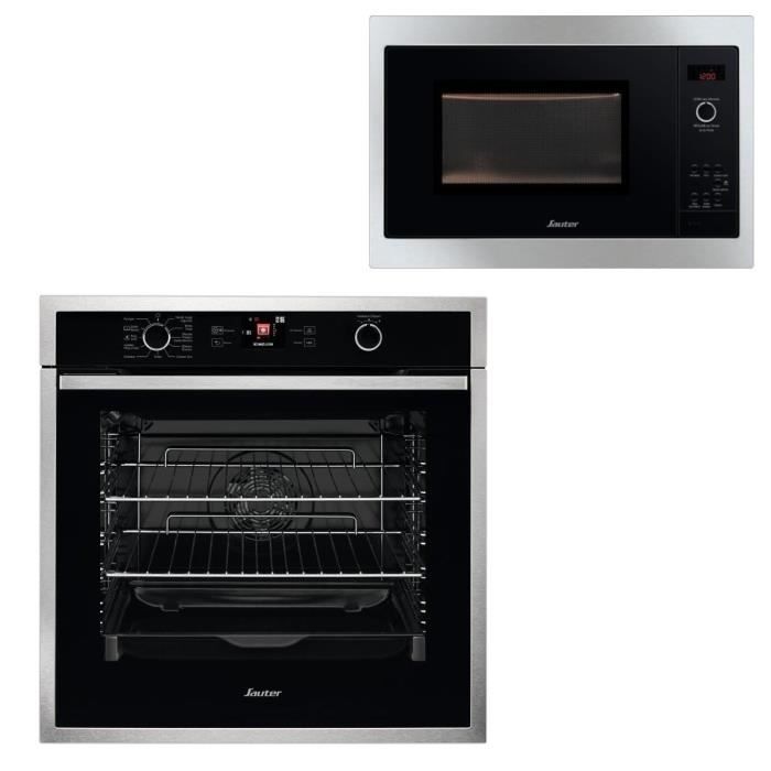 PACK CUISSON SAUTER SOP5764X Four + SMS4340B Micro-ondes - Pack encastrable