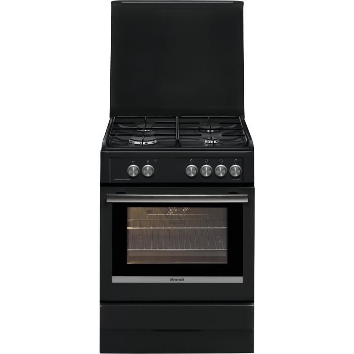 BRANDT BCG6640A Cuisinière table gaz 4 foyers Four électrique — free download