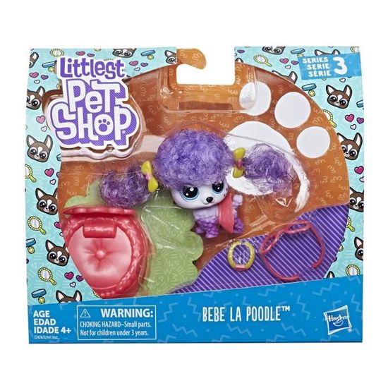 Littlest Petshop Bebe La Poodle Figurine Premium Mini Figurine A Collectionner Cdiscount Jeux Jouets