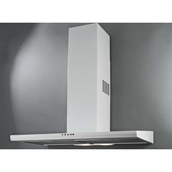 HUDSON HHD240B Hotte decorative Evacuation et recyclage 650m3h max 50dB max 3 vitesses