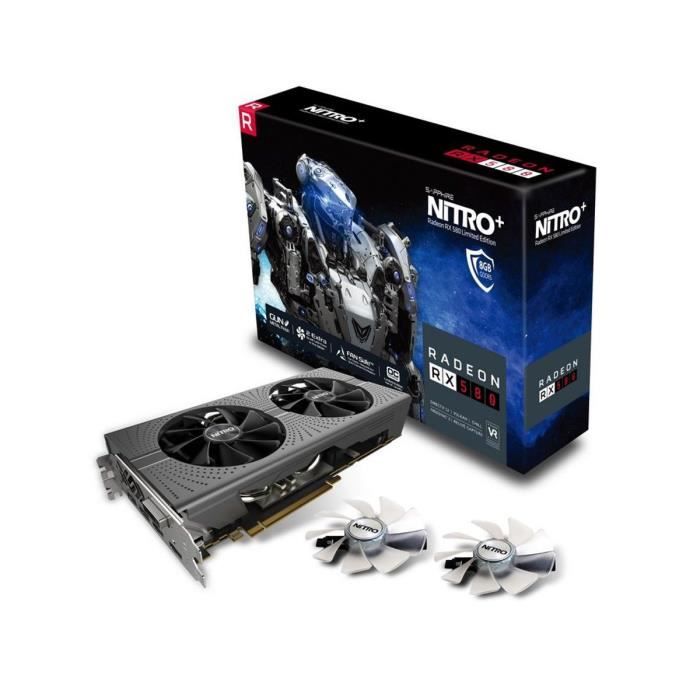 Sapphire Nitro+ Radeon Rx 580 8gd5 Limited Edition Sapphire Carte graphique AMD NITRO+ Radeon™ RX 580 8GD5 Limited Edition