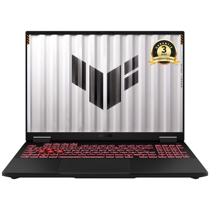 PC Portable Gamer ASUS TUF Gaming A16 : Win 11 16.0 WUXGA 144Hz RTX 5060 8Go AMD Ryzen 7 260 RAM SSD