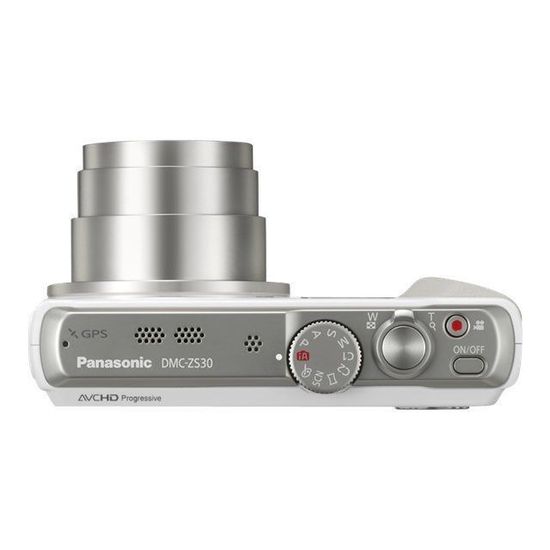 PANASONIC TZ40 Compact Blanc - CMOS 18MP Zoom 20x - Cdiscount