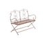 Clp Banc De Jardin Romantique Olivia En Fer Forge Laque Style