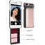 Rouge à Lèvres étui Pour Téléphone Portable Avec Cosmétiques Iphone 6 6s 7 8 Noir Et Rose 221