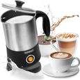 Duronic MF300 Mousseur à Lait électrique automatique 550W | Pour café cappuccino latte chocolat chaud thé | Mousse chaude ou froide -0