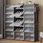 Armoire à Chaussures MENGDA - Meuble de Rangement Pratique - 24 Cubes - Plastique - Gris