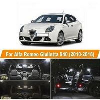 Alfa Romeo Giulietta 940 pack LED ampoules eclairage interieur Blanc 6000K 14pcs