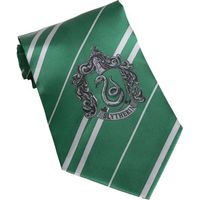 Cravate Serpentard Harry Potter pour femme et homme - FUNIDELIA - Accessoire pour déguisement - Vert et argent