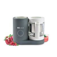 Robot de cuisine - BEABA - Babycook Neo Gris Mineral - Cuit à la vapeur - Mixe - Décongèle - Réchauffe