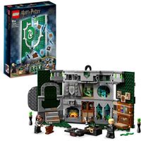 LEGO® Harry Potter 76410 Le Blason de la Maison Serpentard, Jouet Château avec Figurine Draco Malfoy