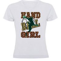 T-shirt femme "HANDBALL GIRL" | Tee shirt handballeuse femme blanc sport hanball - du S aux XXL