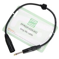 Pronomic Stage JMXM-0.5 câble audio jack mono/XLR 0,5 m noir