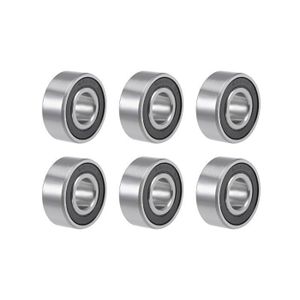 Bille de roulement SOURCING MAP 40Pcs 6mm 3mm Trou Diamètre Perles Inox