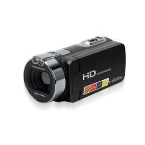 CAMÉSCOPE NUMÉRIQUE Noir US avec 16G-Caméra vidéo numérique Full HD 20