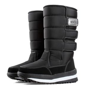 OUTILLAGE PÊCHE Noir taille 44--Bottes de neige épaisses en peluch