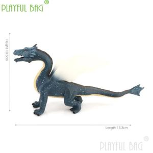 FIGURINE - PERSONNAGE HD1301 - Jouet en plastique pour enfants, Simulation de dragon volant de mer, Dinosaure solide, Décoration ca