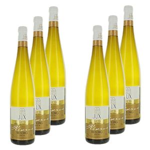 VIN BLANC Jux - Lot 6x Vin blanc Alsace Réserve Riesling AOP