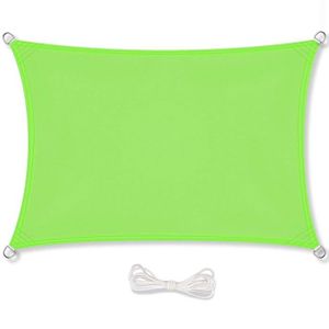 CelinaSun Voile dombragePare-Soleil Jardin Balcon Polyéthylène HDPE Respirant Rectangle 2 x 4 m Vert
