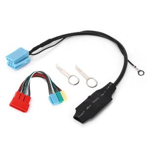 Interface Bluetooth USB MP3 Auxiliaire pour voiture SEAT connecteur mini  ISO Kit Mains Libres Streaming Audio Chargeur