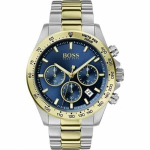 Montre boss navigator clearance en acier bleu