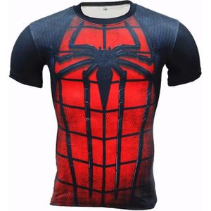 T-SHIRT DE COMPRESSION T-shirt Compression Fitness Homme Spiderman Superm