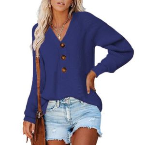 Pull Femme EWM En Coton Bleu - Sweat-shirt Taille 14, Manches Longues, Bon état