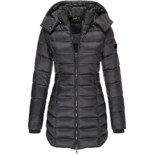 Doudoune femme longue cintree capuche Cdiscount