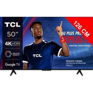 Téléviseur LED TCL TV LED 4K 126 cm 50P71B
