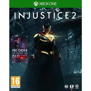 JEU XBOX ONE Injustice 2 Jeu Xbox One + 2 Boutons Thumstick