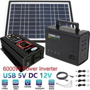 SWAREY Générateur Solaire Portable 1000W(1500W Pic) avec 2PCS Panneau  Solaire Pliable 100w Generateur Electrogène 220V - Cdiscount Bricolage