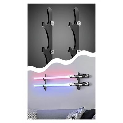 Support Mural Pour Sabre En Acrylique Transparent - 17,8x5,9x5 Cm, Léger, Réglable, Pour épées Et Objets De Collection