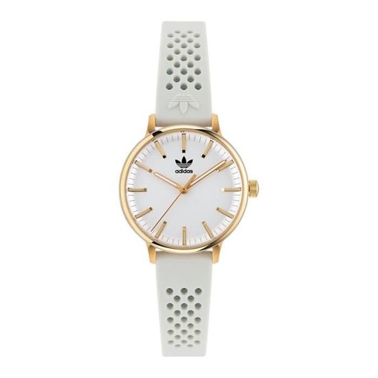 Montre Femme Adidas Originals AOSY23025 Blanc Silicone Etanche 5 ATM Blanc Classique Achat vente montre Femme Adulte Blanc Plastique Neuf Cdiscount