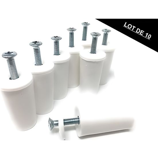 Lot De 10 Butées De Boule Pour Câble De Machine De Gym – Diamètre Intérieur 8 Mm Ou 10 Mm, Noir