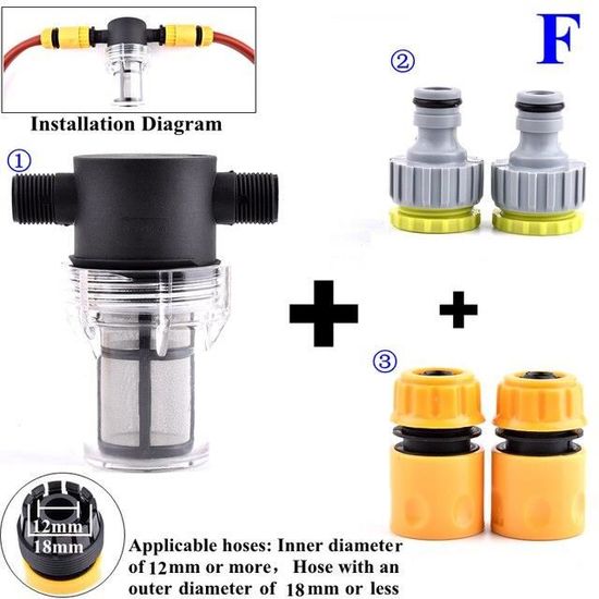 Filtre à Eau à Rétrolavage Avec Réducteur De Pression - 1" DN25 - Pour Maison Ou Industrie - Marque WZTO