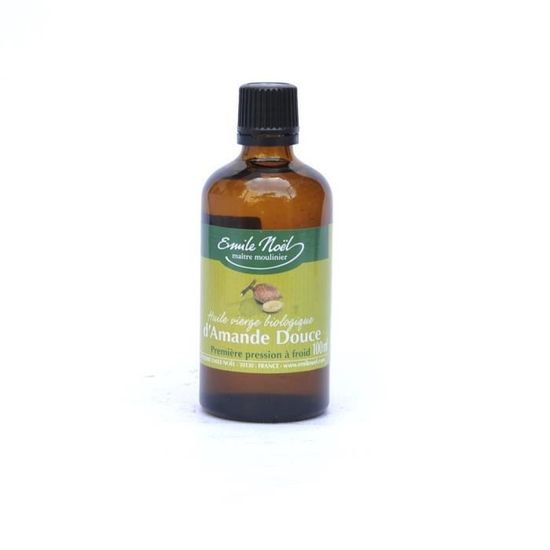 émile Noël -- Huile vierge d'amande douce bio (origine Espagne) - 100 ml main image 1