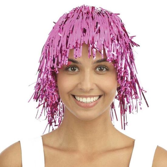 Perruque disco rose clearance