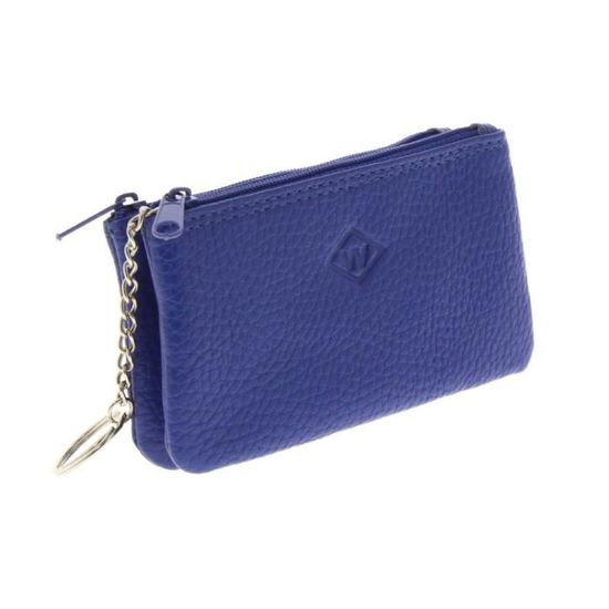 Porte-monnaie En Cuir Bombé - Couleur Sépia, 11.5x7x5.5 Cm, Neuf Avec étiquettes
