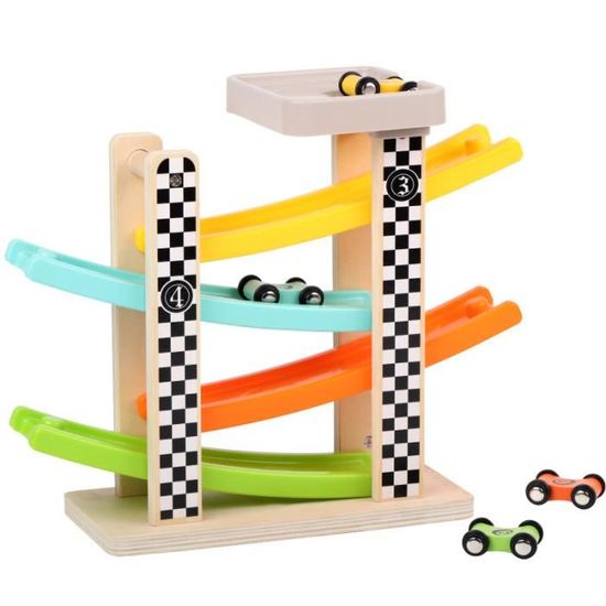 Piste éducative pour enfants voiture de glisse en bois massif 1-2 ans  garçon et fille bébé jouet coulissant inertiel cadeau - Cdiscount Jeux -  Jouets