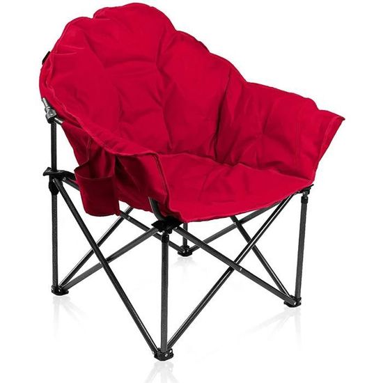 Chaise de camping pliable ronde XXL Moon Chair Fauteuil de